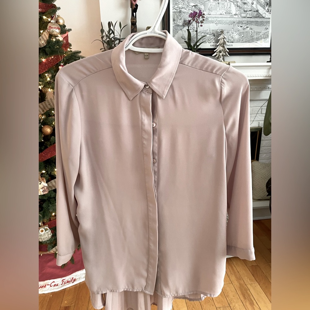 RW&co Dusty Rose Blouse